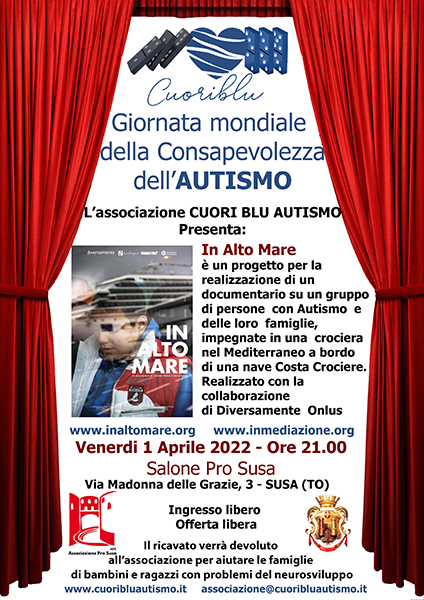 associazione cuori blu consapevolezza autismo - In Mare Aperto