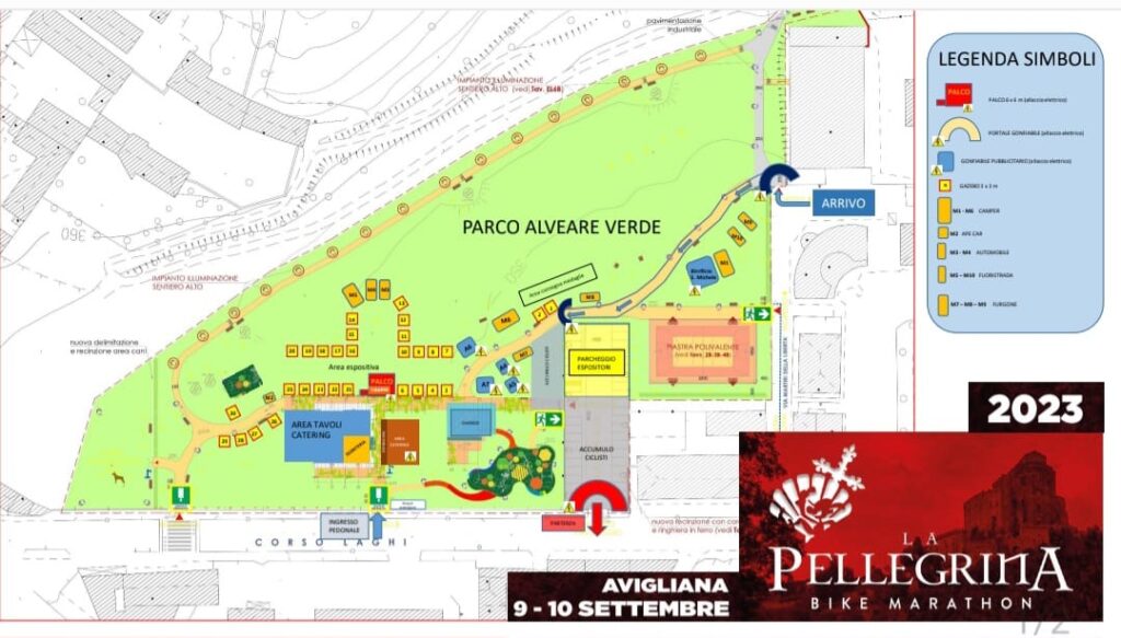 Pellegrina Bike Marathon piantina stand